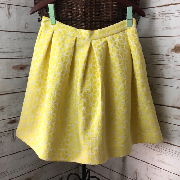 ☀️ Sunshine yellow Anthropologie Hutch Lemon Zest skirt with POCKETS☀️ - Picture 4 of 14